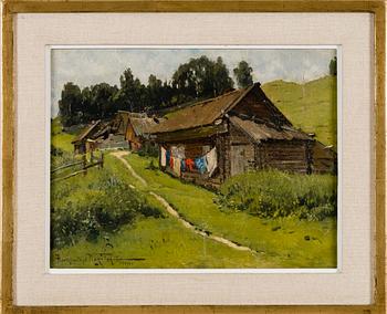ALEXANDR MAKOVSKI, SUMMER IN THE VILLAGE.