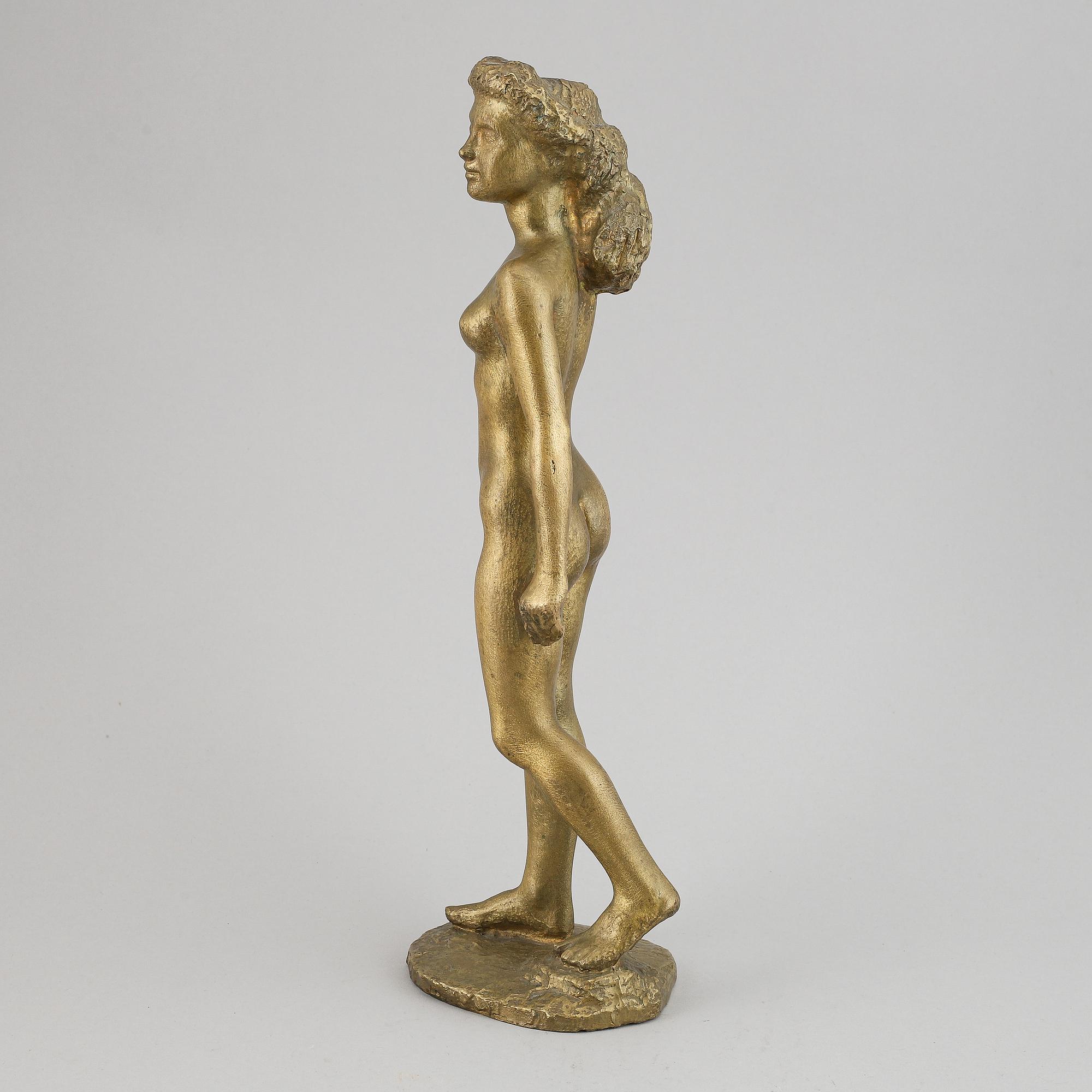 GUSTAF NORDAHL, sculpture, bronze, signed and dated -49. Numbered ?/10.