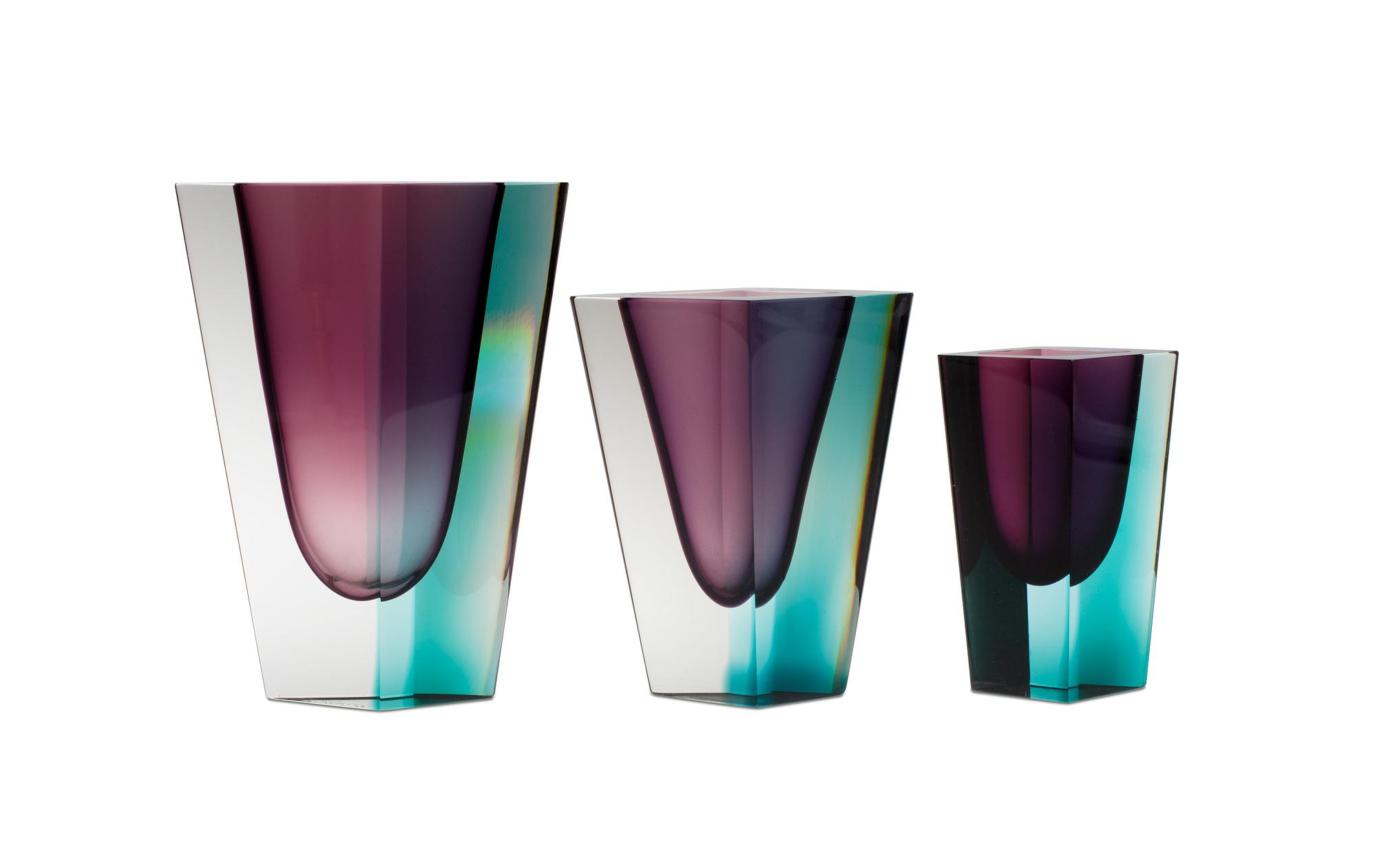Kaj Franck, KONSTGLASSERIE, 3 ST.