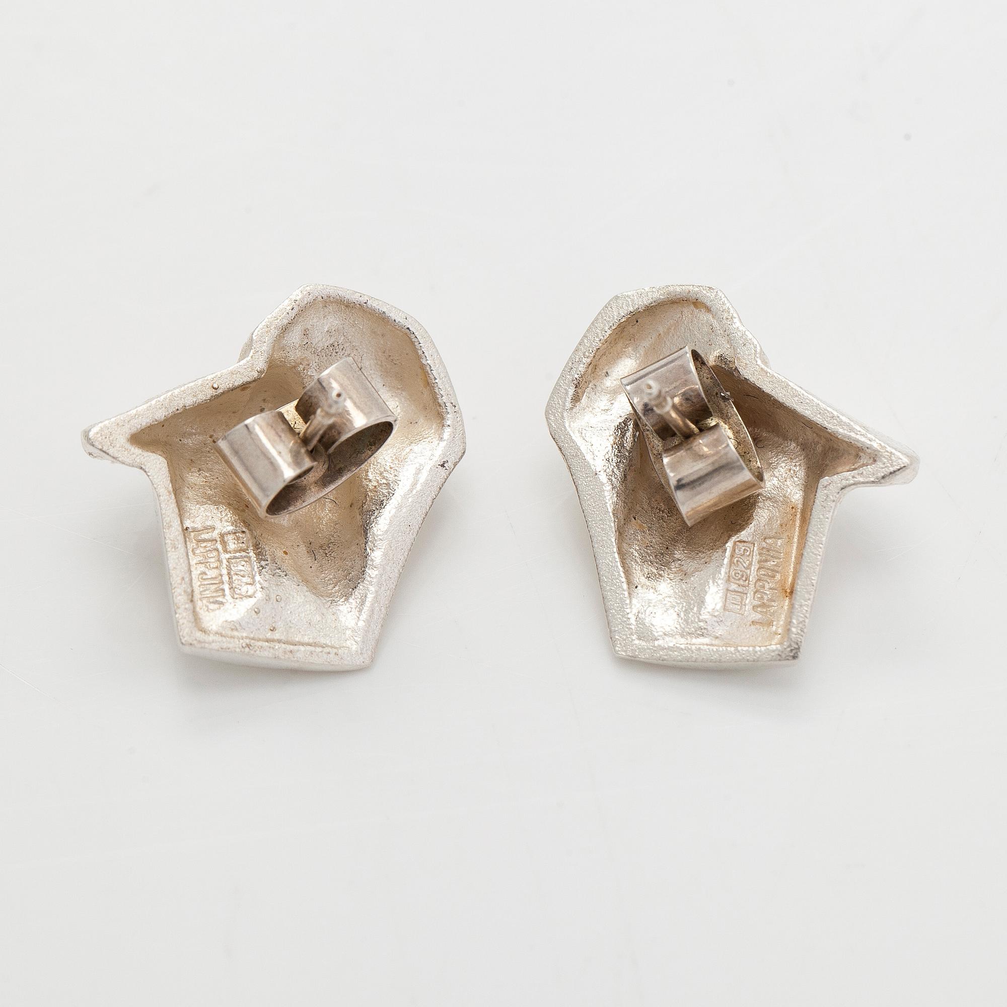 Björn Weckström, korvakorut, "Nastassia", hopea, Lapponia.