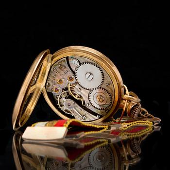 FICKUR, 14k guld. 1900-talets början. Tot 17g.