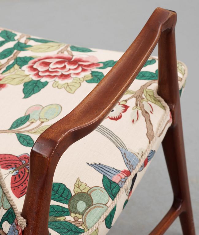 A Carl Cederholm mahogany arm chair by Stil & Form Stockholm,