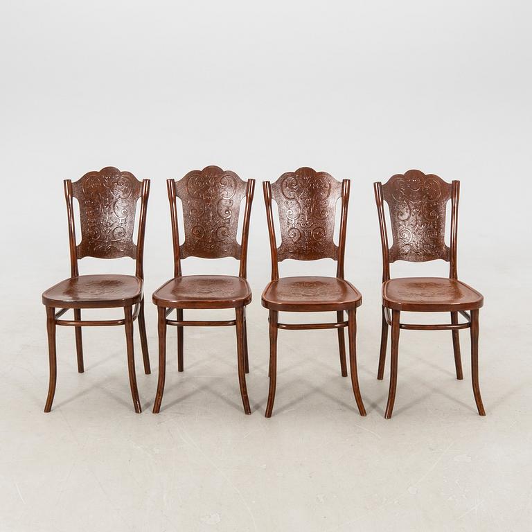 Chairs, 4 pcs Thonet, circa 1900.