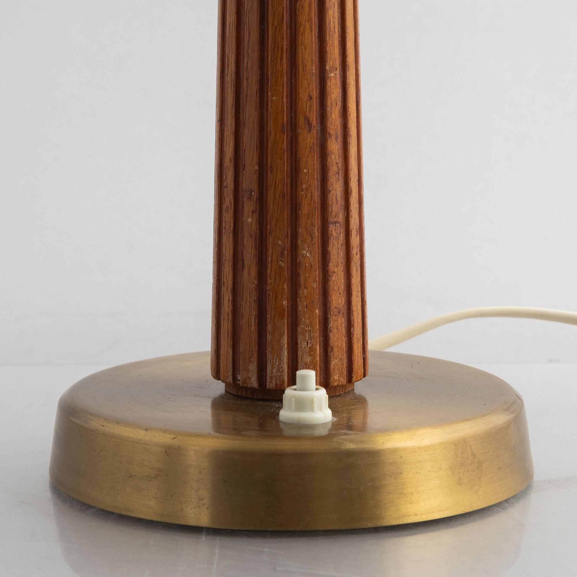 Hans Bergström, bordslampa, modell "716", ateljé Lyktan, 1940/50-tal.