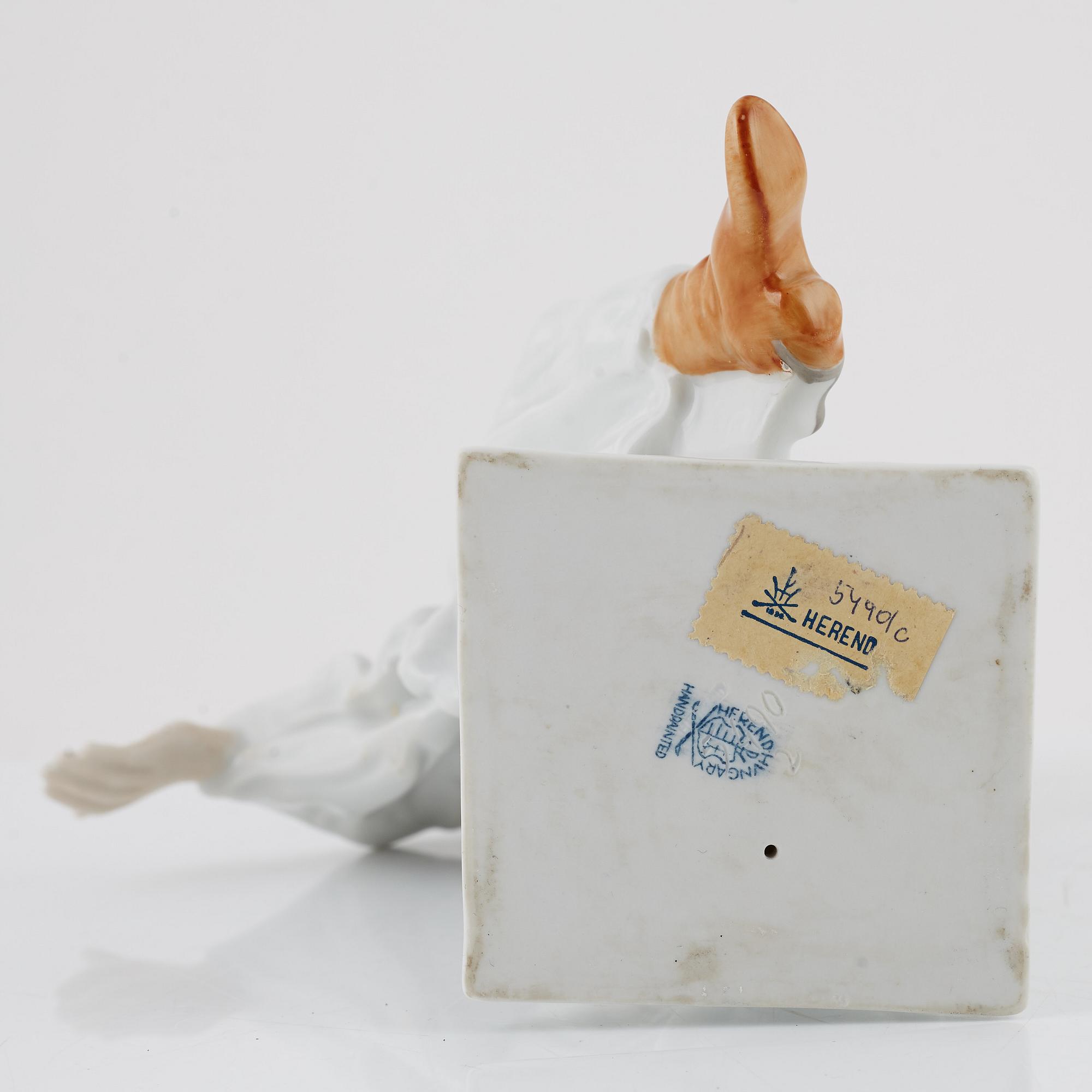 A porcelain figurine, Herend, Hungary, 1950's/60's.