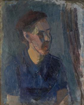 Wilgot Olson, Portrait in Blue.