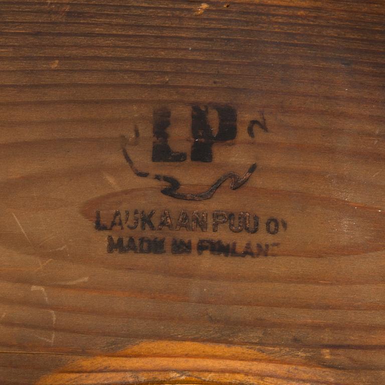 Ilmari Tapiovaara, a 1960/1970's 'Pirkka' stool for Laukaan Puu.
