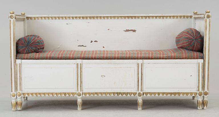 SOFFA, sengustaviansk, omkring 1800.