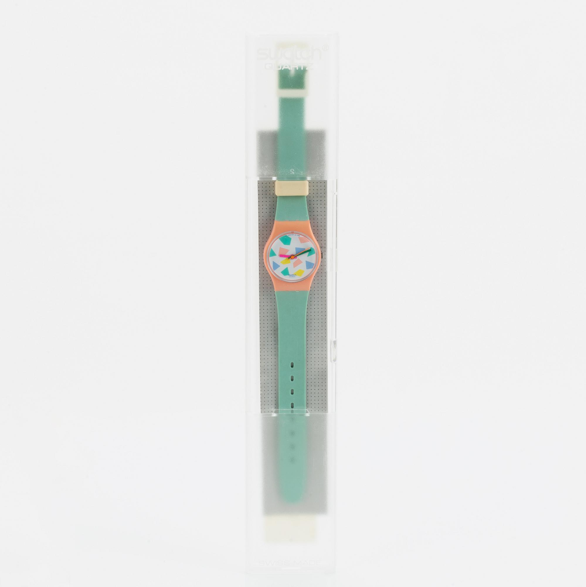 Swatch, Blue Lolly, wristwatch, 25 mm.