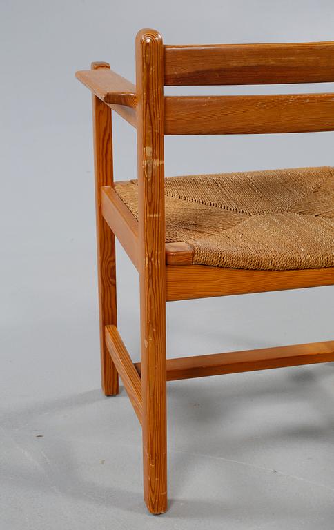 BORD SAMT STOLAR, 5 delar, Börje Mogensen, 1900-talets andra hälft.