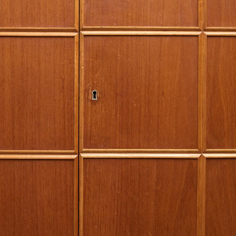 Oscar Nilsson, a teak cabinet executed by cabinetmaker Gustav Bouvin for the Stockholm craft association, Sweden 1939.