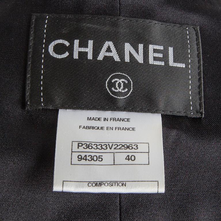 CHANEL, jacka, fransk storlek 40.