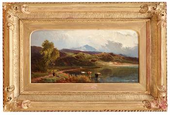 179. Sydney Richard Percy, Landscape with figures and cattle.