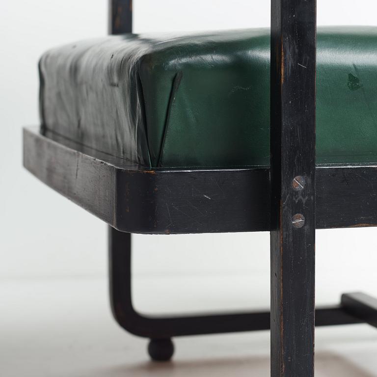 Carl Bergsten, an armchair, by Gemla Leksaksfabrik Diö, for the exhibition in Norrköping Sweden 1906.