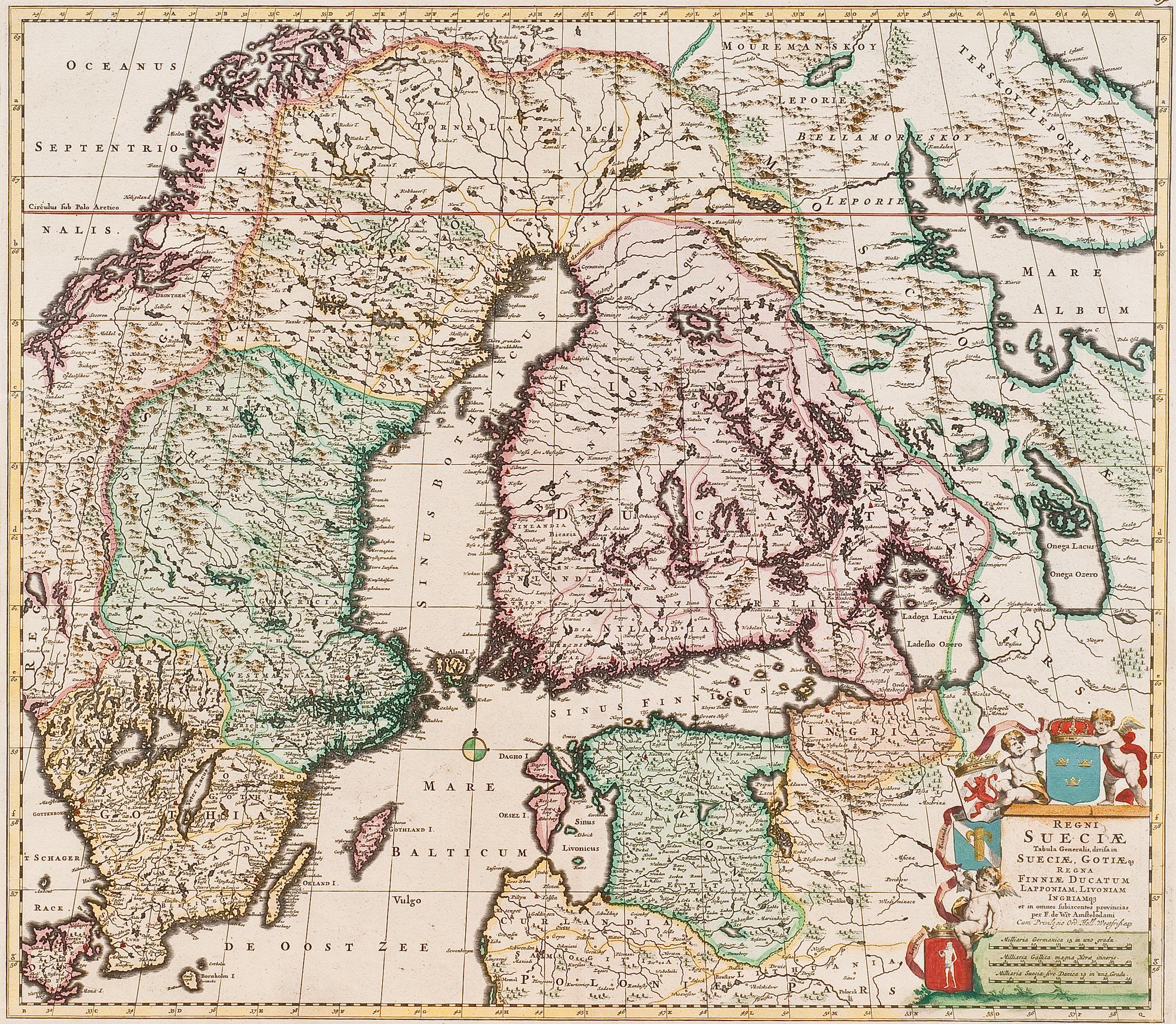 KARTA ÖVER SVERIGE.