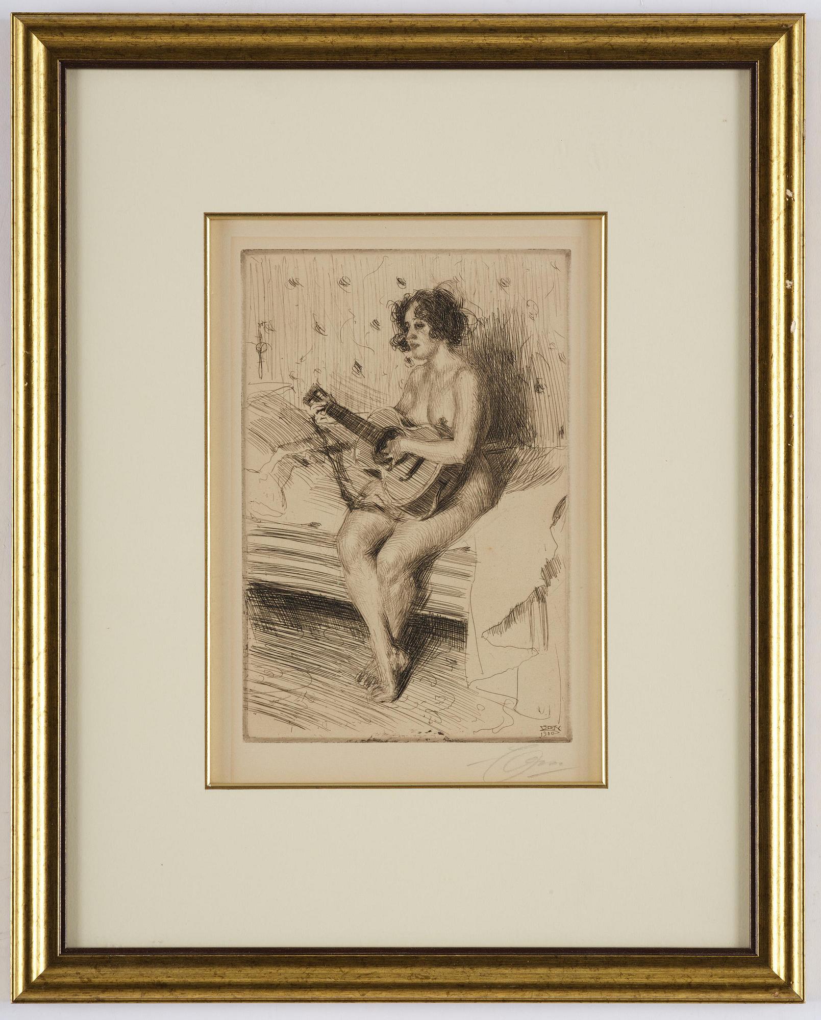 Anders Zorn, "The Guitar Player".