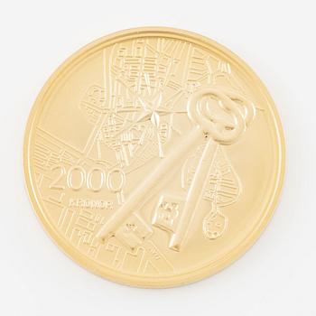 A Swedish commemorative goldcoin, 2004, 2000 kr.