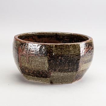 CARL-HARRY STÅLHANE, a large stoneware bowl, Rörstrand 1963(?).