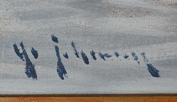 YO JOHANSSON, olja på duk, signerad.