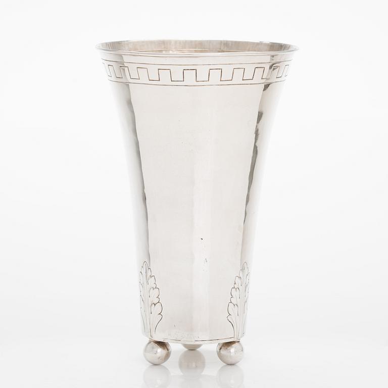 A 1920s silver vase, Taito, Helsinki.