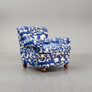 JOSEF FRANK, fåtölj modell 336 för Firma Svenskt Tenn 1900-talets senare del.