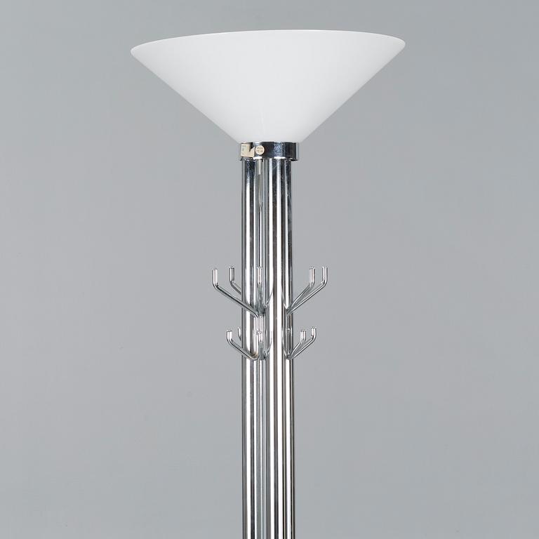 A floor lamp with coat hanger and umberella stand, by Nafa, late 20th century.