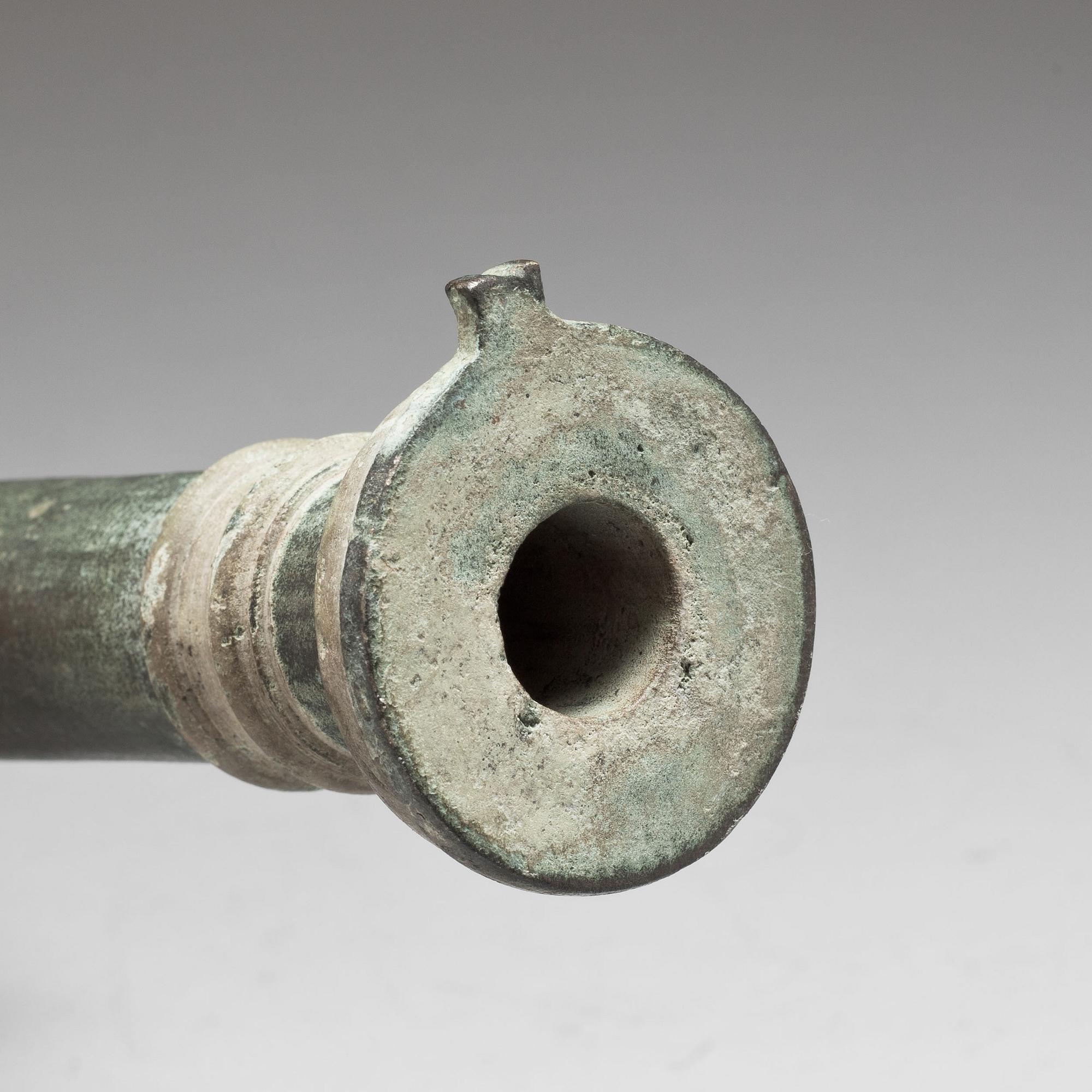 RELINGSKANON, brons, möjligen Holland, 1800-tal.