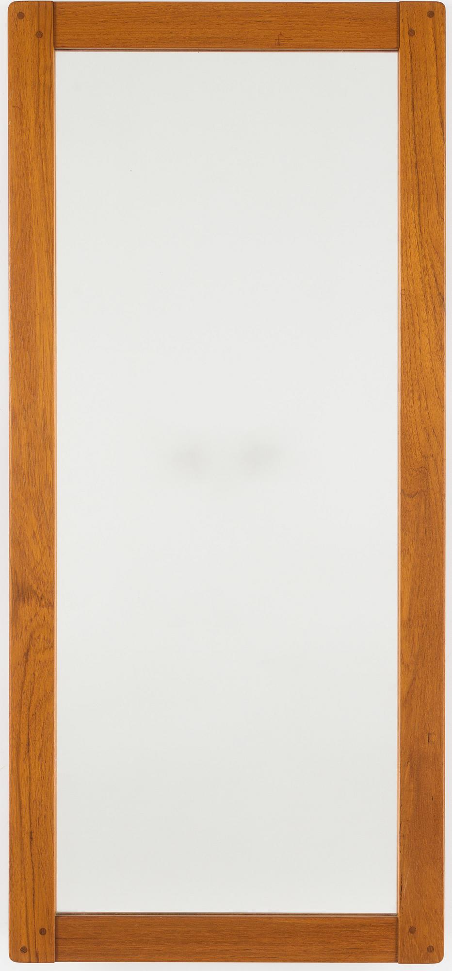 A 'Miljö' taek mirror, Fröseke AB Nybrofabriken, 1950's/60's.