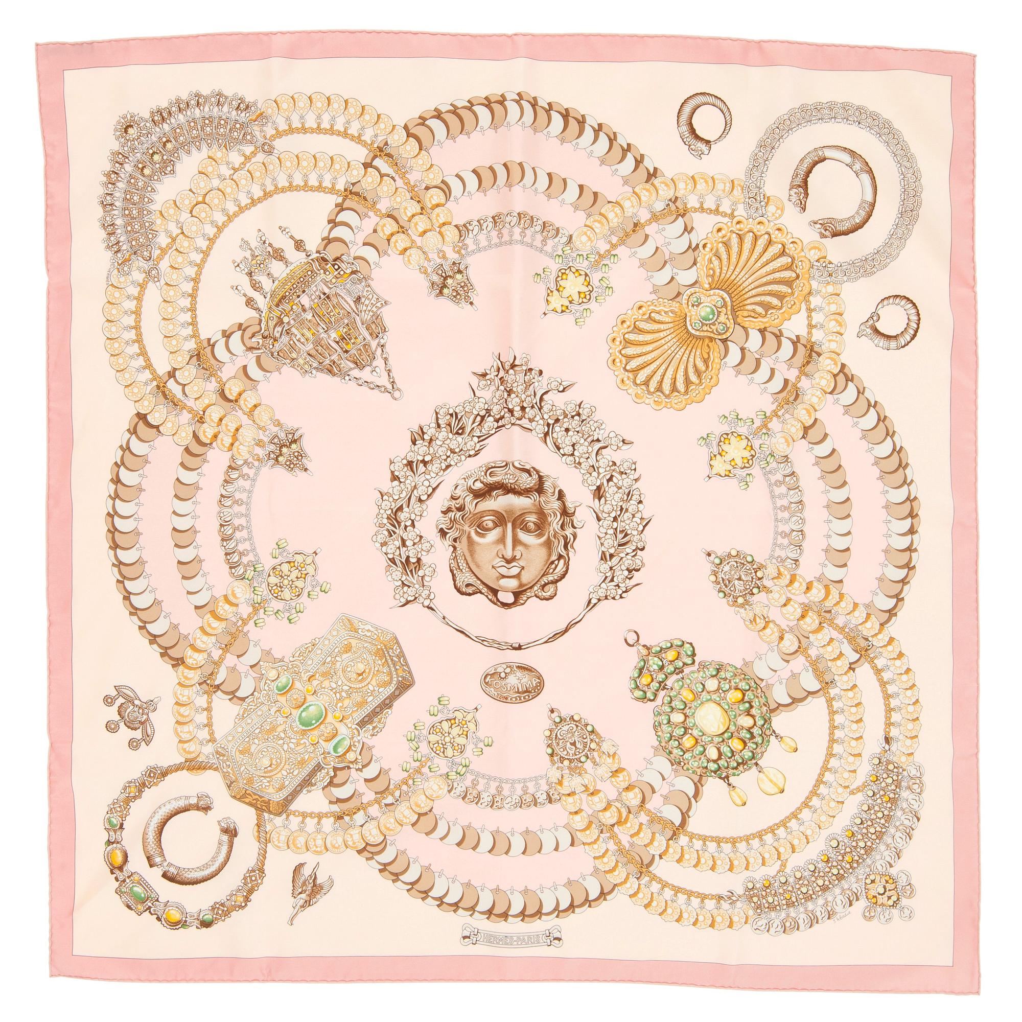 HERMÈS, a silk scarf, "Kosmima".
