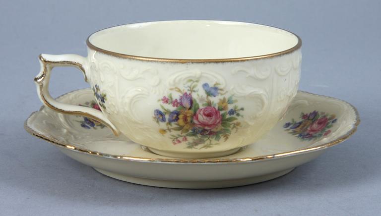 KAFFESERVIS, 27 delar, porslin, "Sanssouci", Rosenthal.