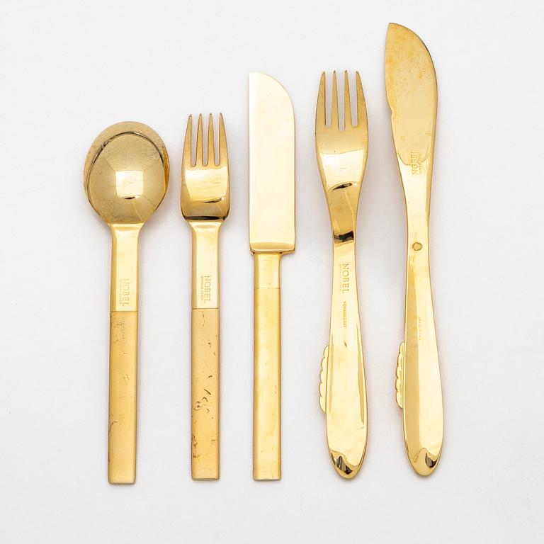 Gunnar Cyrén, bestickservis , 70 delar, "Nobel", Yamazaki samt Gense.