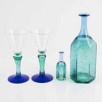 Bertil Vallien, 13 pieces, glass, Kosta Boda.