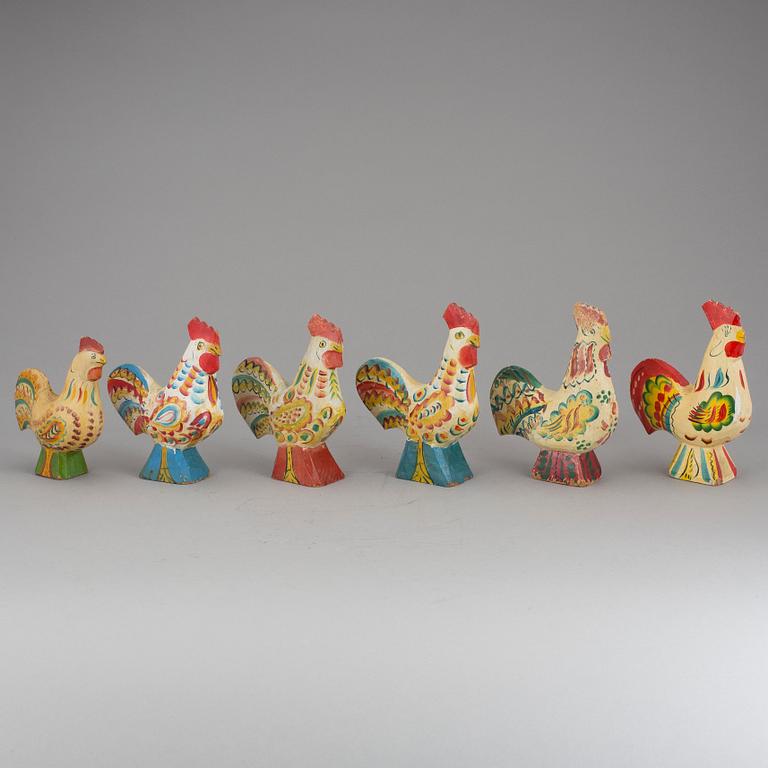 DALATUPPAR, 9 stycken. 18-/1900-tal.
