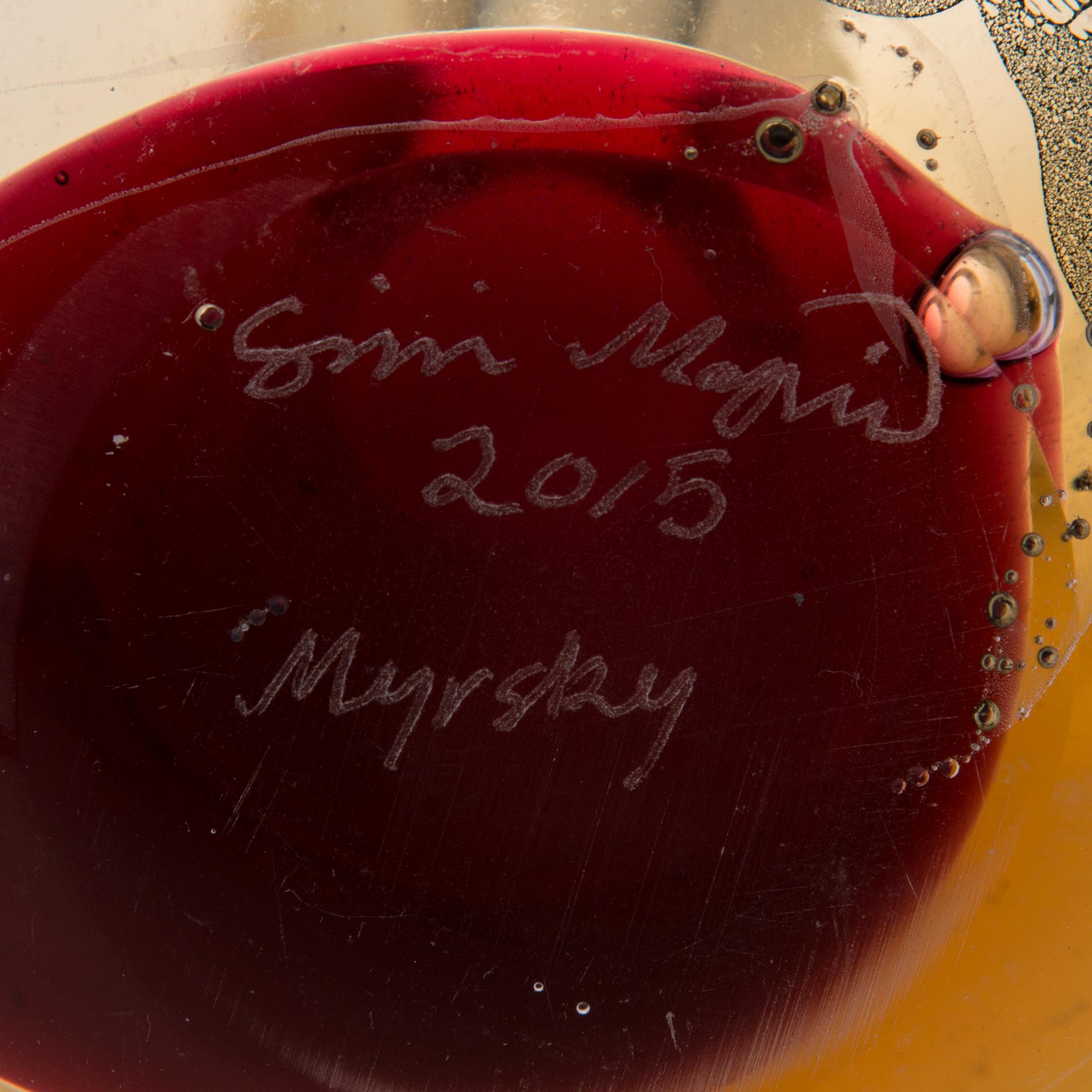 A graal vase signed Sini Majuri 2015.