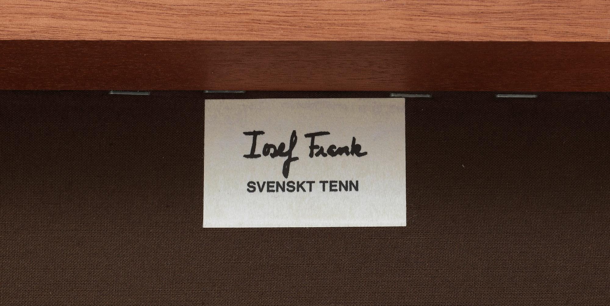JOSEF FRANK, stolar 6 st, Firma Svenskt Tenn.