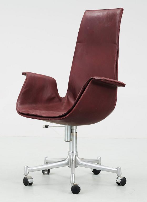 SKRIVBORDSSTOL, 'Tulip', Preben Fabricius & Jørgen Kastholm, Kill International, Tyskland. 1960-70-tal.