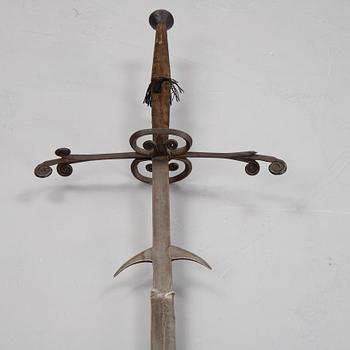 A two-hand sword, end of the 19th Century.
