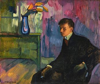 625. Axel Törneman, "Självporträtt med cigarett".