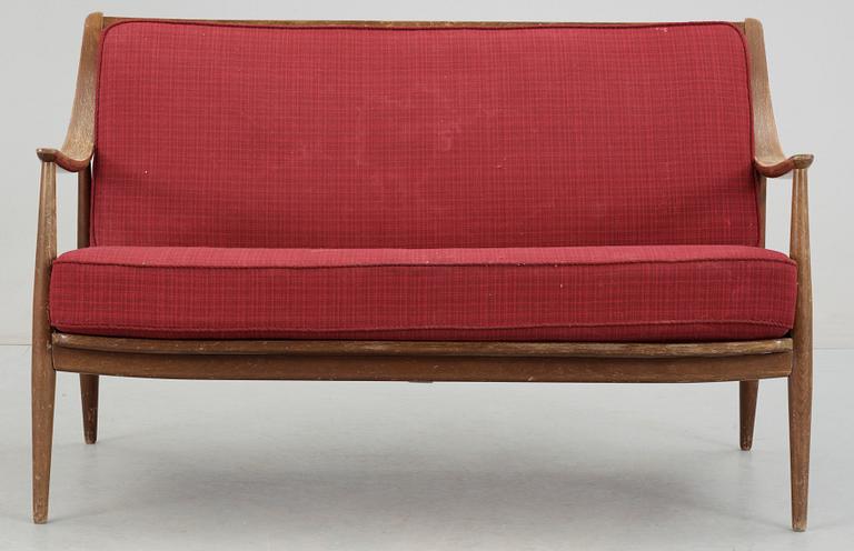 SOFFA, "fd 146", Peter Hvidt och Orla Mølgaard Nielsen för France & Daverkosen, 1950/60-tal.