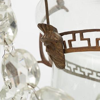 A Gustavian style chandelier, early 20th Century.