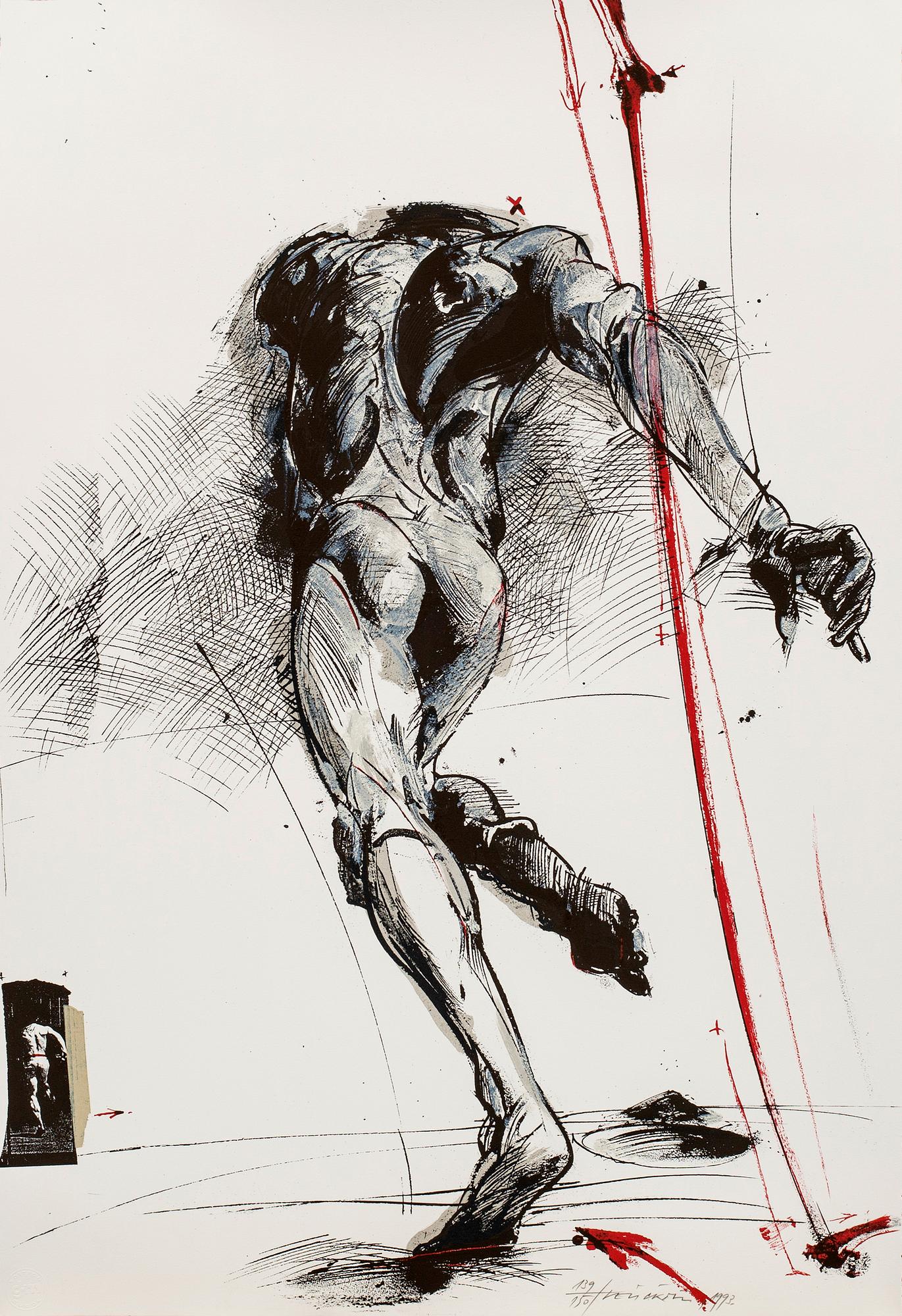 Vladimir (Vlada) Veličković, VLADIMIR VELICKOVIC, colour lithographe, signed and numbered 139/150, dated 1993.