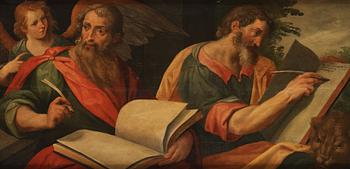 Abraham Bloemaert In the manner of the artist, Mark the Evangelist & Matthew the Evangelist.