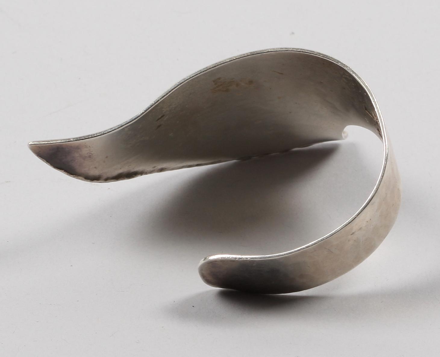 ARMBAND, silver. Rey Urban, Stockholm 1972.