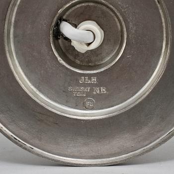 BORDSLAMPA, tenn, Erik Flemming, 1932.