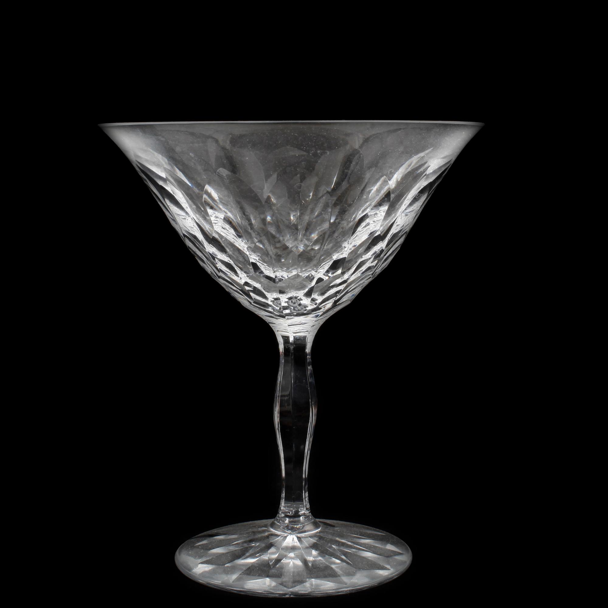 CHAMPAGNESKÅLAR, 6 st, "Gate" Simon Gate, Orrefors.