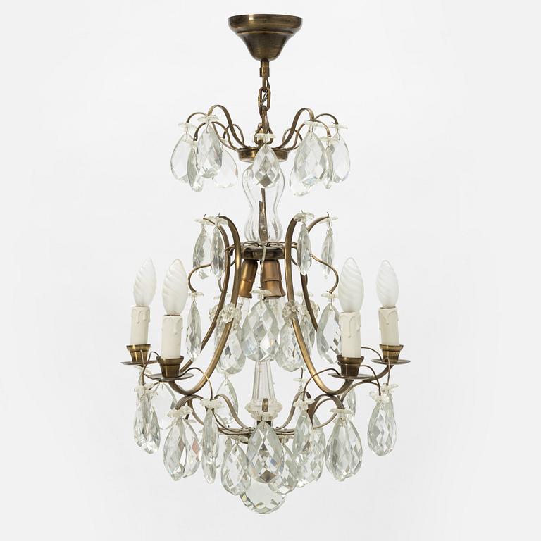 Chandelier, Baroque style, 20th century.