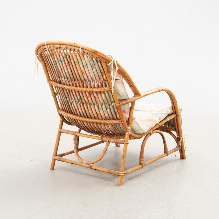 Möbelgrupp, 5 delar, rotting, 1900-talets senare del.