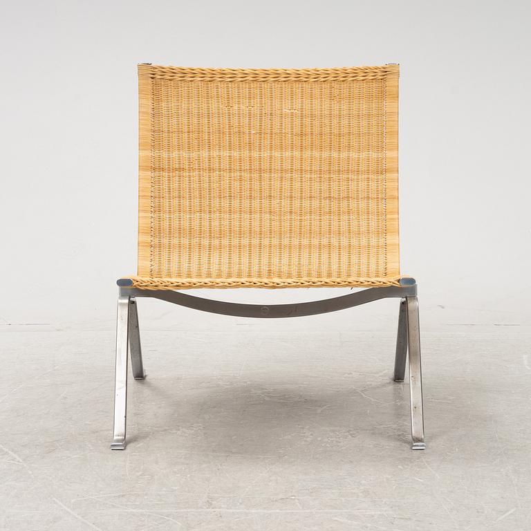 Poul Kjaerholm, a 'PK22' lounge chair, Fritz Hansen, Denmark.