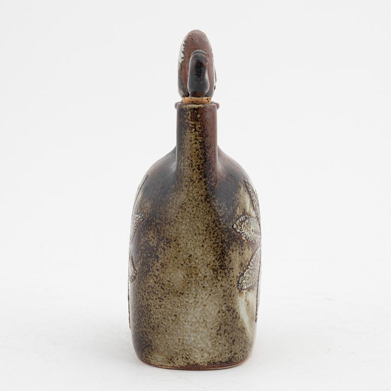 Stig Lindberg, a stoneware bottle, Gustavsberg Studio, signed.