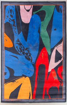 A Andy Warhol after carpet "Diamon dust shoes" Ege Aminster Denmark ca 335 x 250 cm.